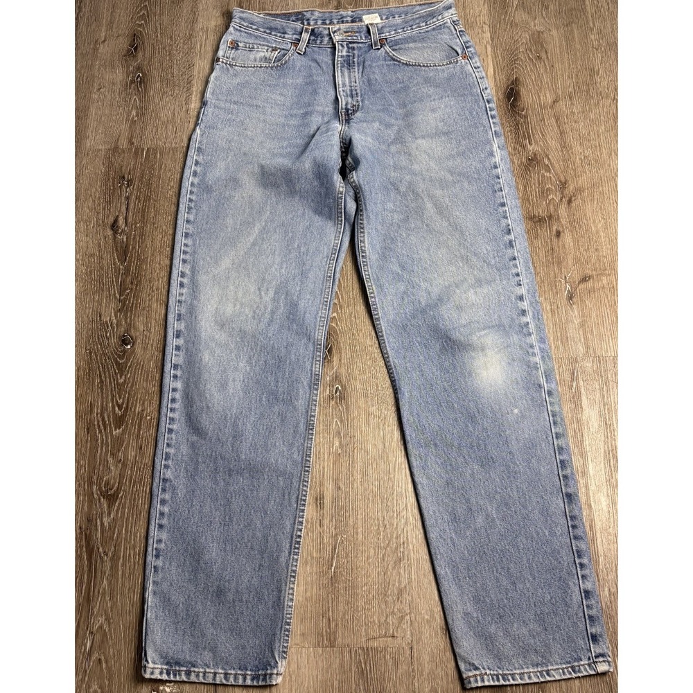 Levi's 550 Vtg 2000 Men's Jeans 34x34 (fits 32x34) Relaxed Lt Blue Stonewash Y2K